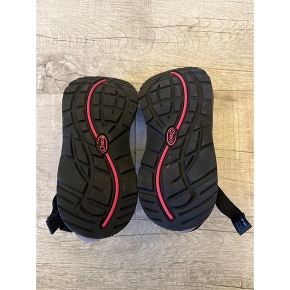 Chaco Z Sandals Women Size 6 Black Pink Straps Adjustable Outdoor Sport - Picture 6 of 7
